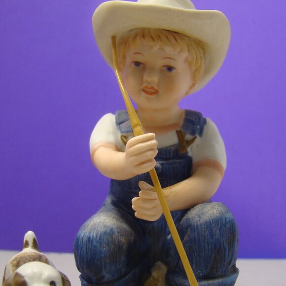 "AFTER CHORES" VNTG Retired Denim Days HomCo #1504 Pair Home Interiors - Picture 12 of 16